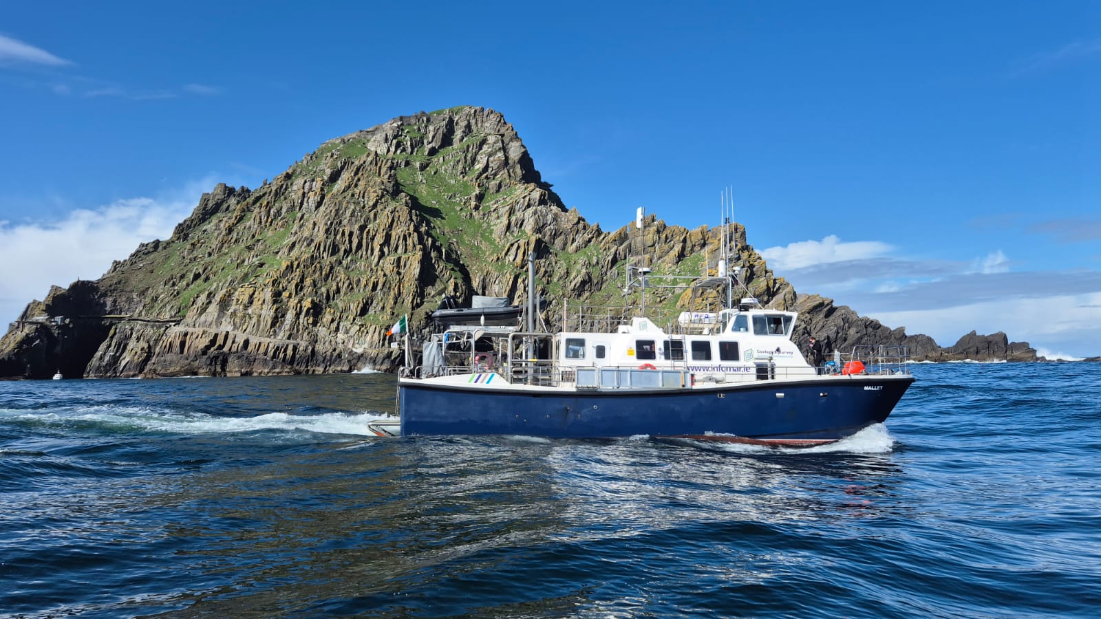 Figure 1: Image features R.V. Mallet at Skellig Michael 