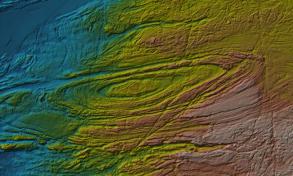 Sedimentary rock structures. Co. Clare