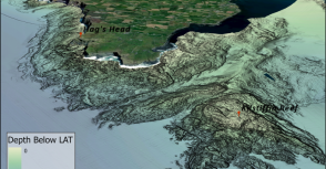 Bathymetry of Cliffs of Moher