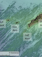 Overview of Bathymetry of Islands of Beara