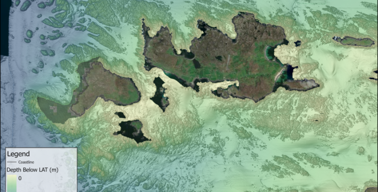 Bathymetry Overview of Inishbofin and Inishark
