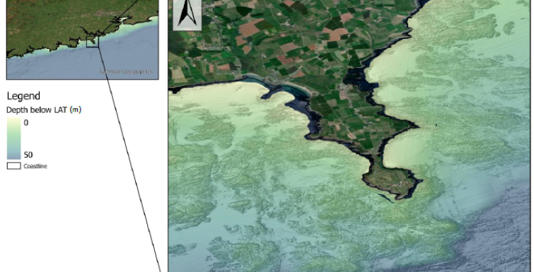 Bathymetry Overview of Old Head of Kinsale