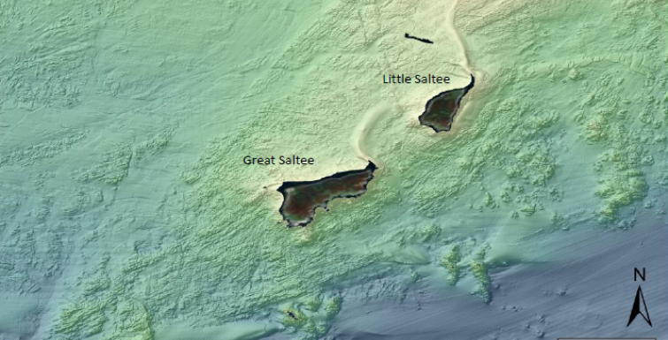 Bathymetry Overview of Saltee Islands
