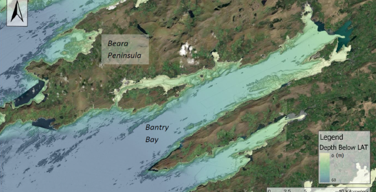 Overview of Bathymetry of Bantry Bay